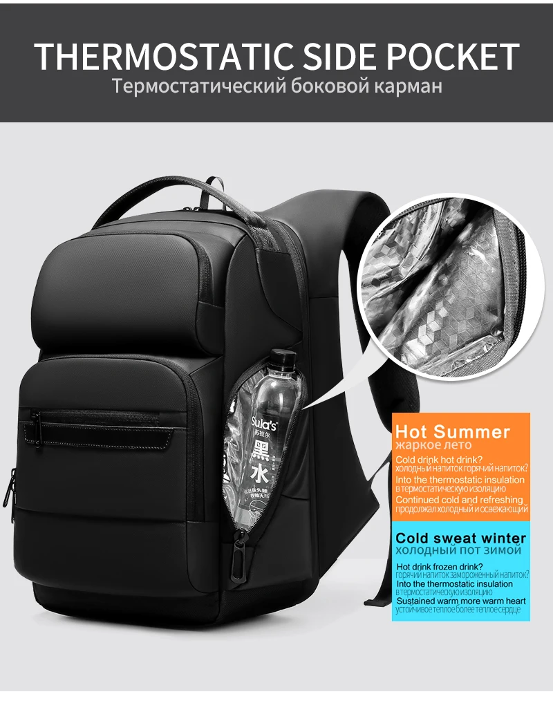 EURCOOL, рюкзак для путешествий, мужской, многофункциональный, 15,6 дюймов, сумка для ноутбука, Mochila, водоотталкивающий, Подростковый, деловой рюкзак n1856