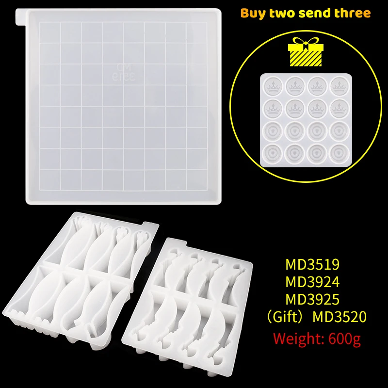 International Chess Silicone Mold For Epoxy Resin Checkers Moule Echec Checkerboard Moldes Para Resina Epoxica 3D Jewelry Making