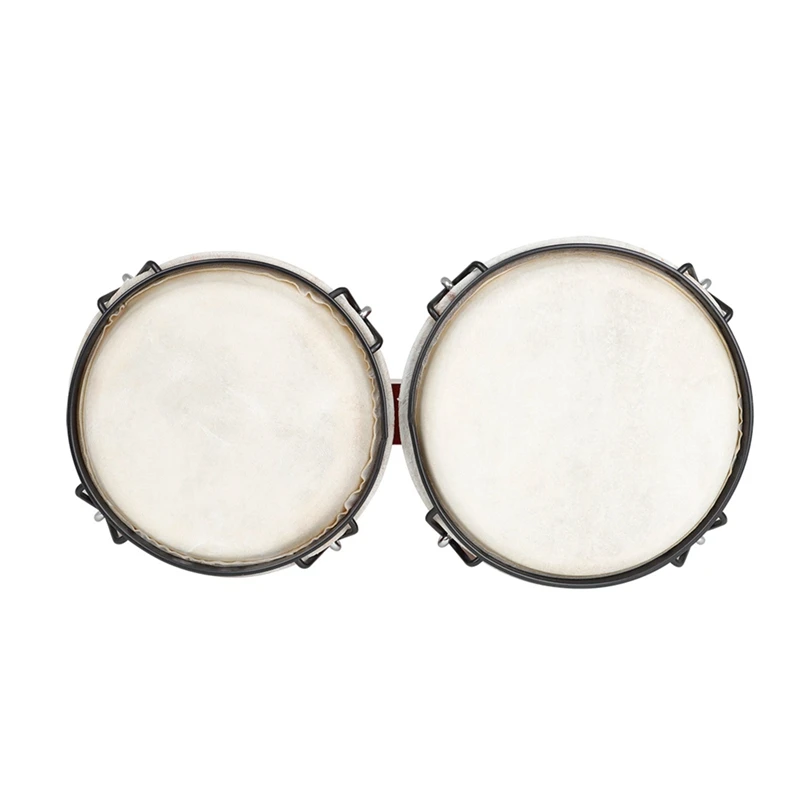 

Sunset Color Goat Skin Bongos Drum Musical Instruments Early Learning Educational Toys for Percussion Instruments