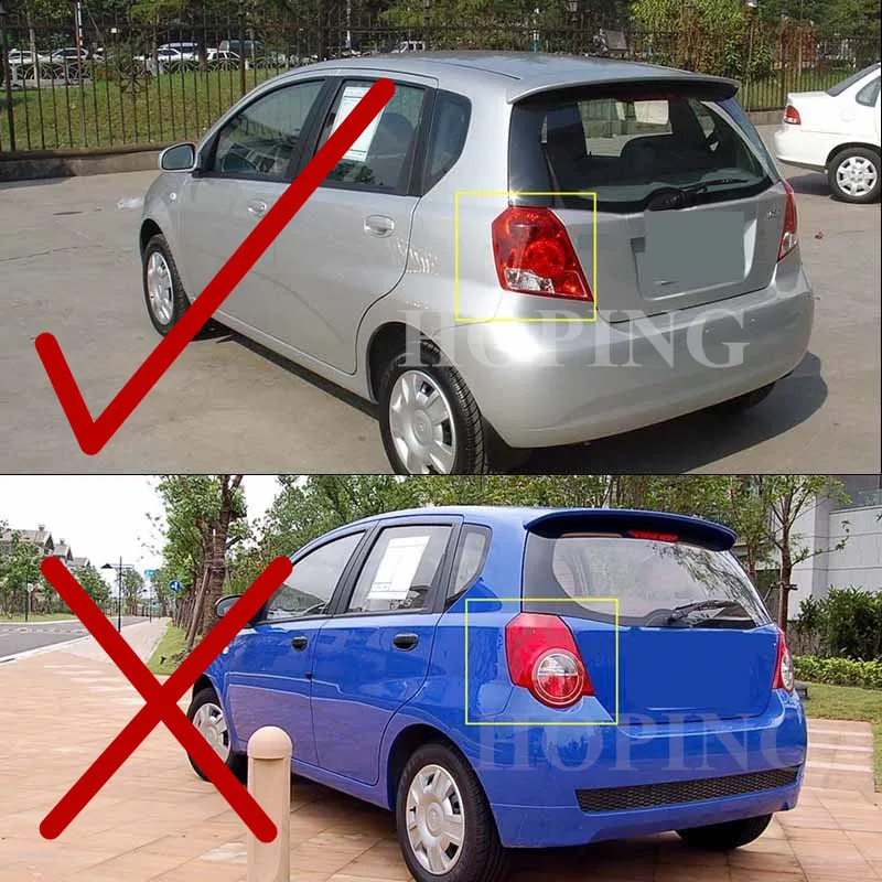 

Hoping 2PCS/Pair Rear Tail Light Taillight For Chevrolet Kalos Rveo 2005 2006 2007 Rear Tail Lamp