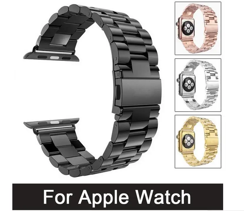 Ремешок из нержавеющей стали для Apple Watch 20 шт. 40 мм 44 ремешок с пряжкой-бабочкой 38 42