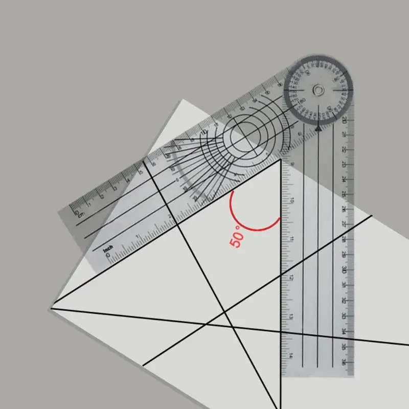 360 градусов Гониометр угол медицинский спинномозговой линейка Профессиональный