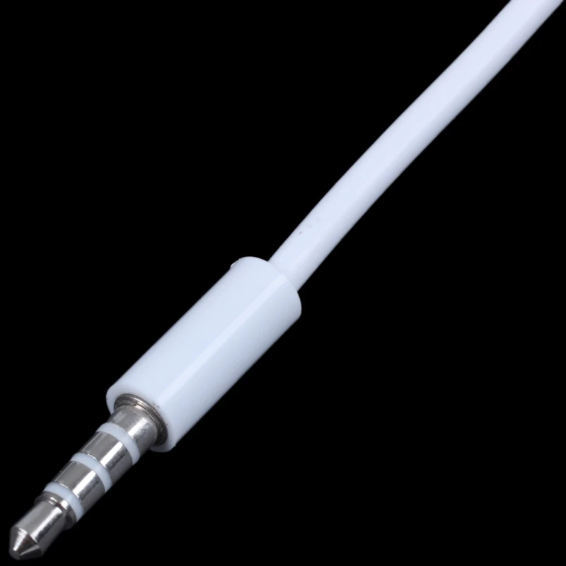 

3.5mm Plug Audio AUX to USB 2.0 Plug Adapter Charging Cable 1M White