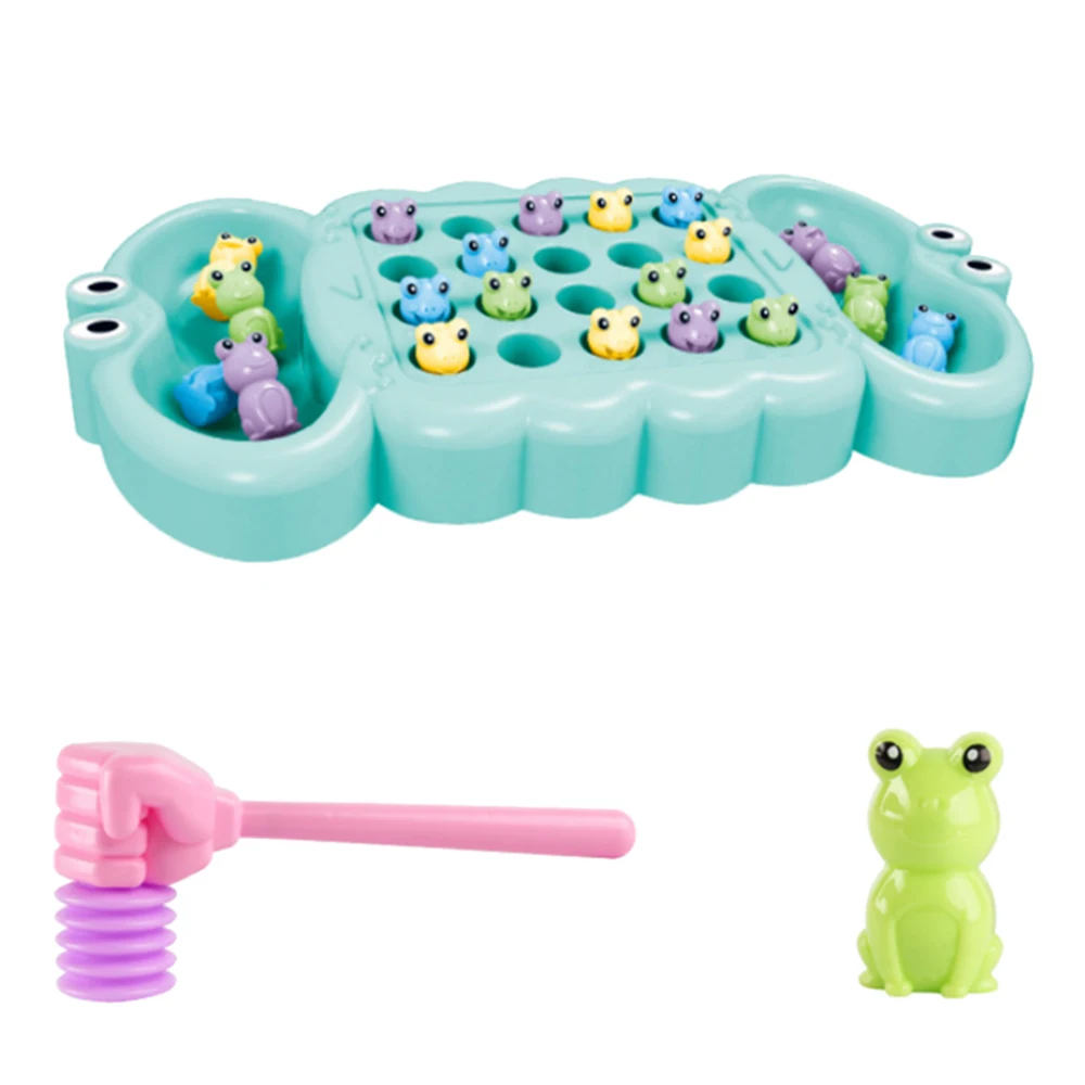 Дети играют Молот ловить лягушку жадные игрушки-бобы электрическая детская