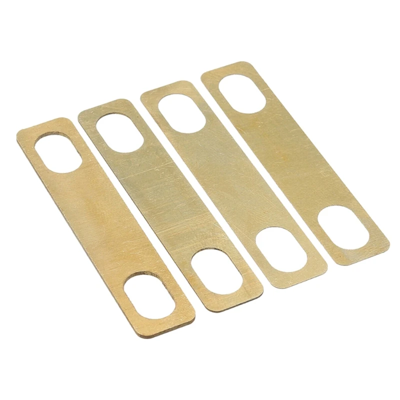 

2021 New 4Pcs Guitar Neck Wedges Brass Wedges for Electric Guitar Bass Luthier Tools