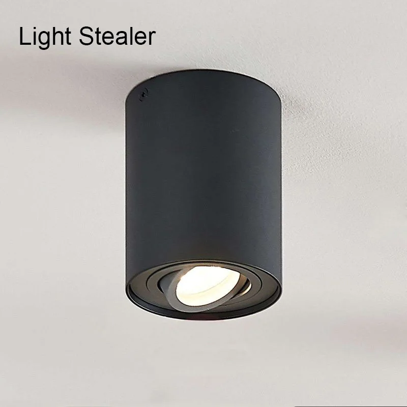 Светодиодный светильник с круглым креплением на поверхность GU10 регулируемый