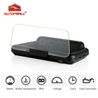 Проектор на лобовое стекло C500, автомобильное зеркало с индикатором температуры воды, превышения скорости, оборотов в минуту