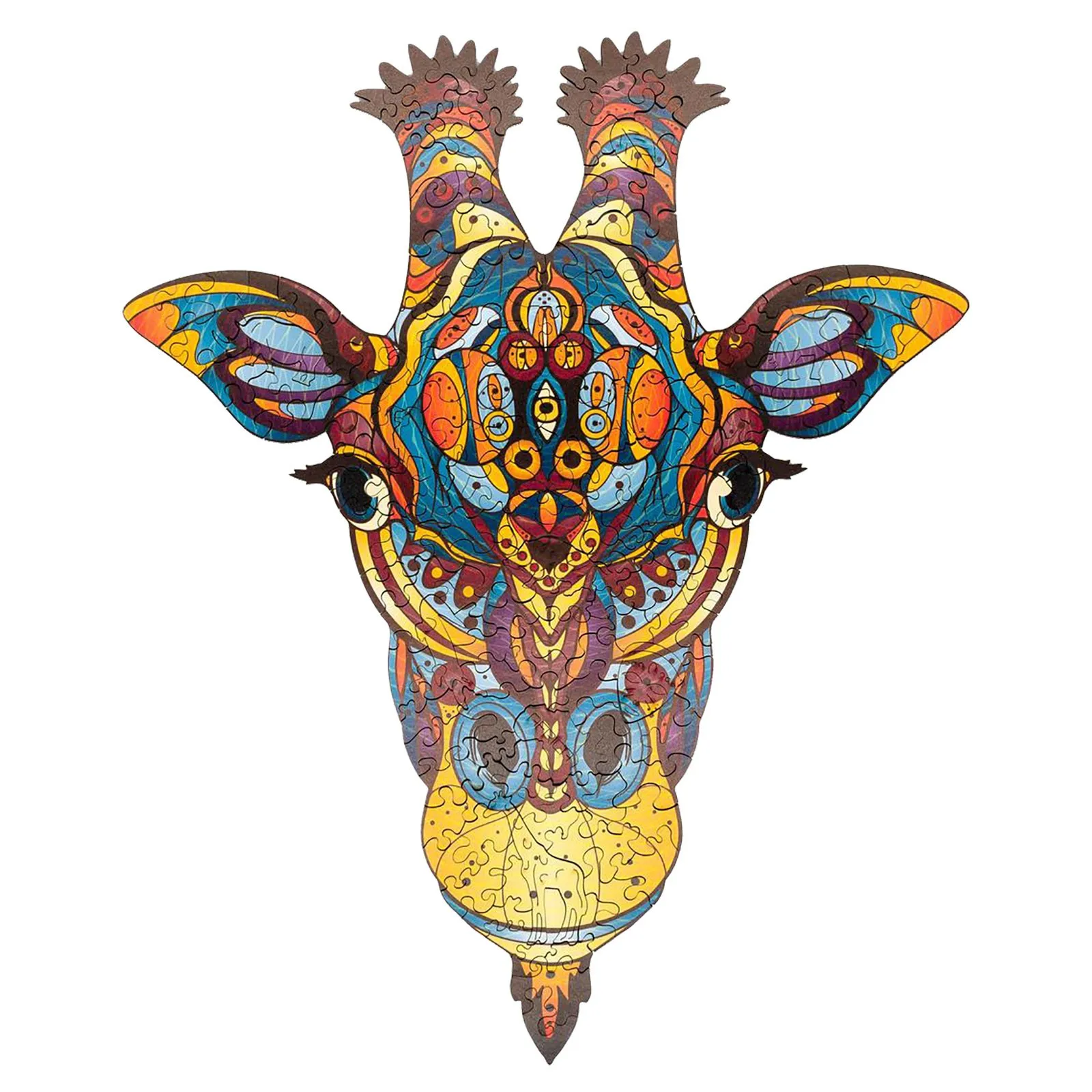 

Wooden Jigsaw Puzzles, Wooden Puzzles For Adults, Best Gift For Adults And Kids,181 Pcs Uniquely Shaped Animal-shaped Puzzles