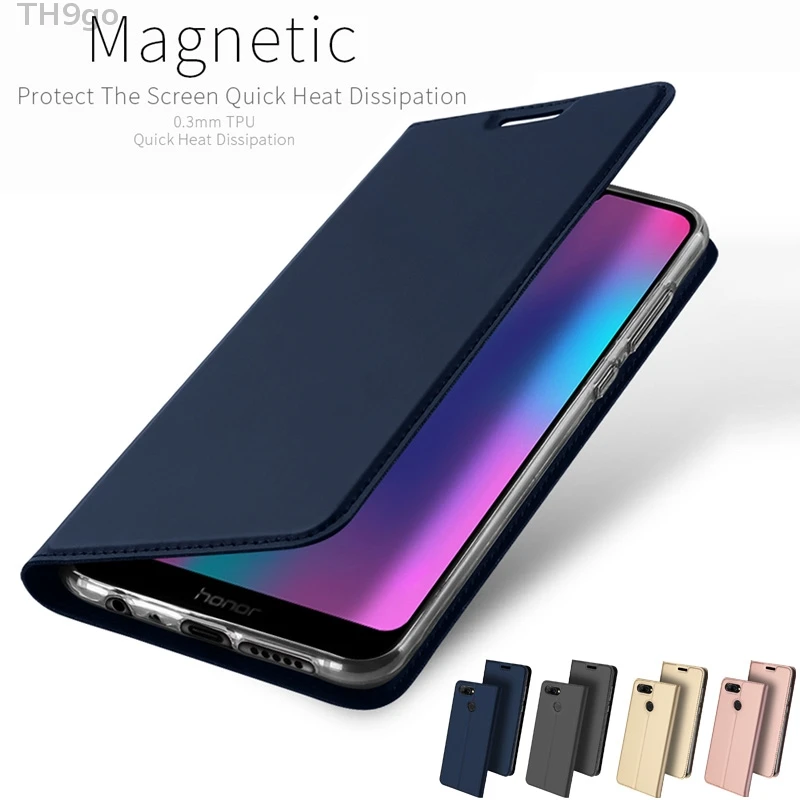 Кожаный чехол кошелек с магнитной застежкой для Huawei Honor 10 9 8X 7X 6X Lite ударопрочный 7A