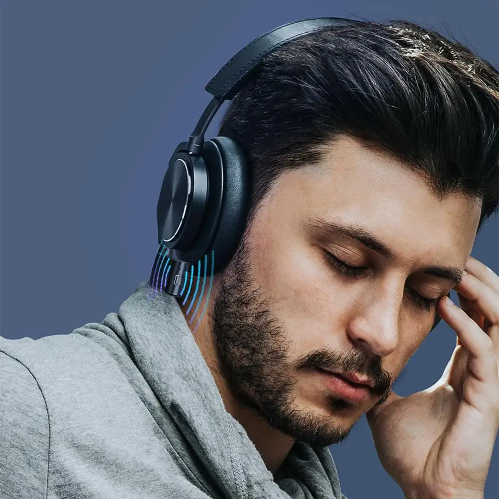 Автомобильный беспроводной адаптер Bluetooth 5 0 аудиоресивер 3 мм поддержка звонков