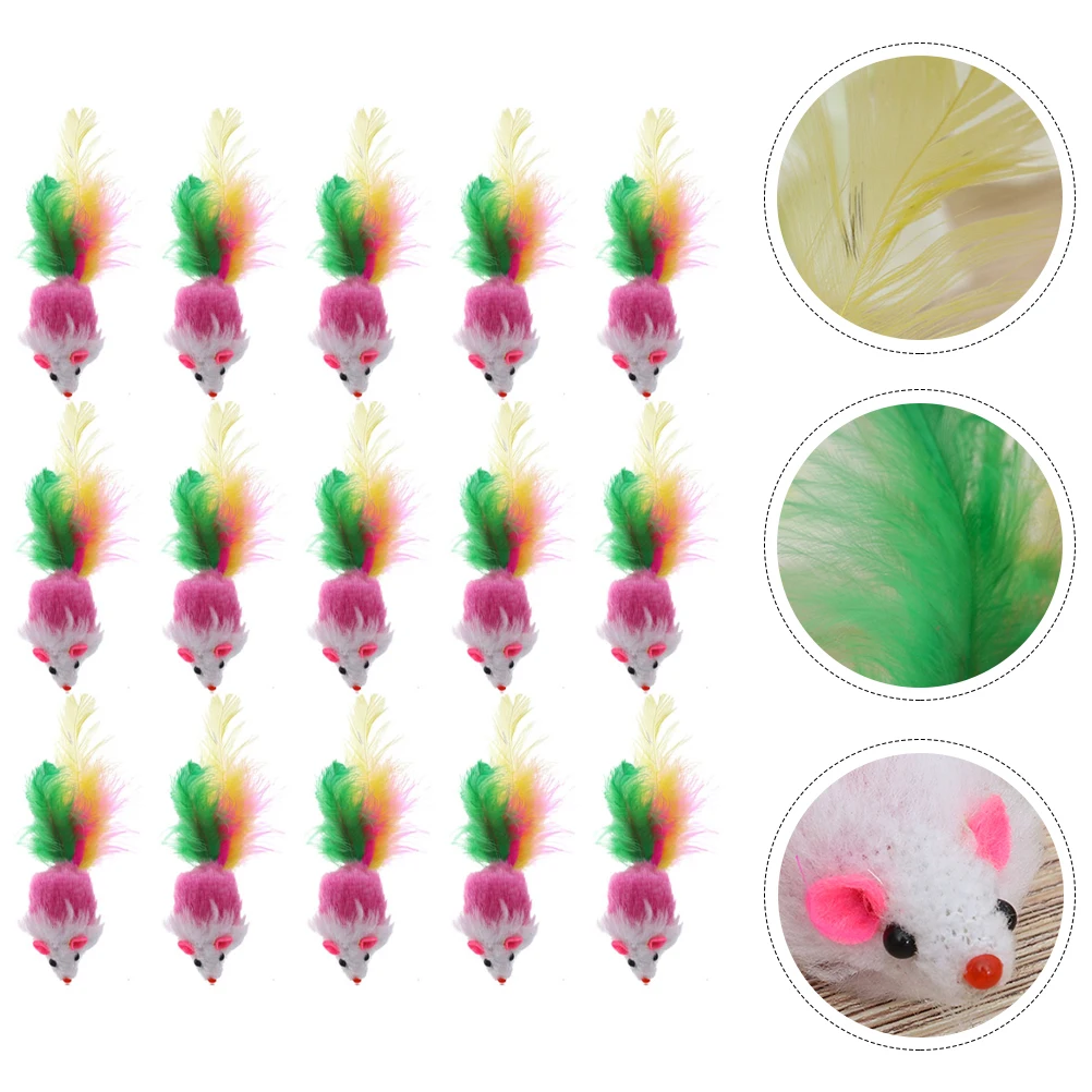

15PCS Durable Creative\ Vivid Lightweight Trick toy Mice trick toy for Party Home