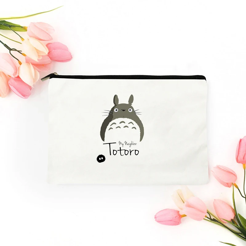 

Pouch Bags for Women Mini Bag Totoro Cosmetic Makeup Organizer Kawaii Handbags Women's Travel Storage Woman Personal Make Up