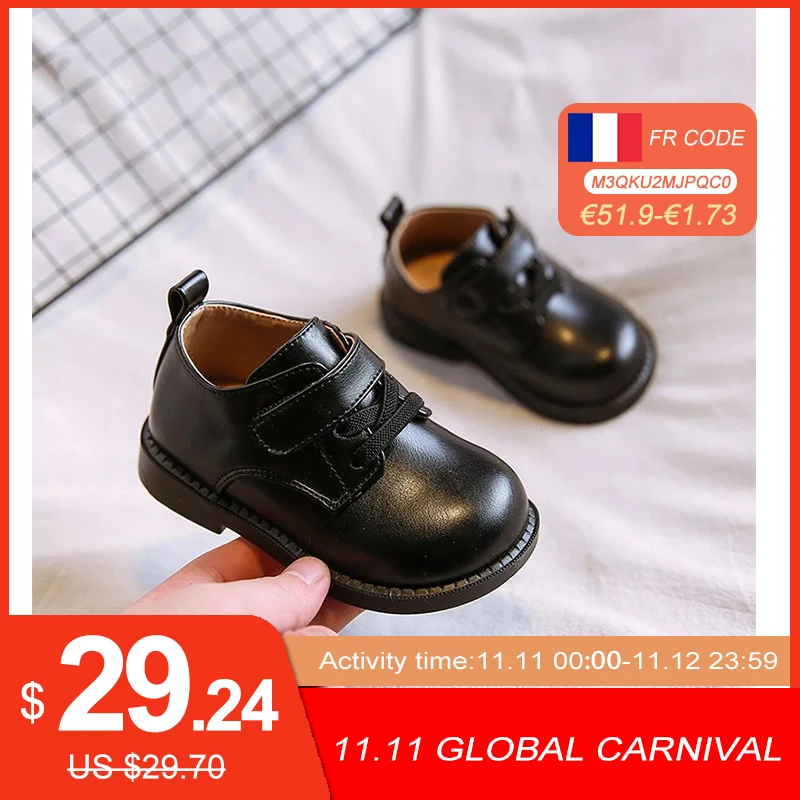 

Детская обувь для мальчиков весна осень искусственная кожа для вечеринки школьные кроссовки сандалии дышащая обувь 2021 Новая мода A084