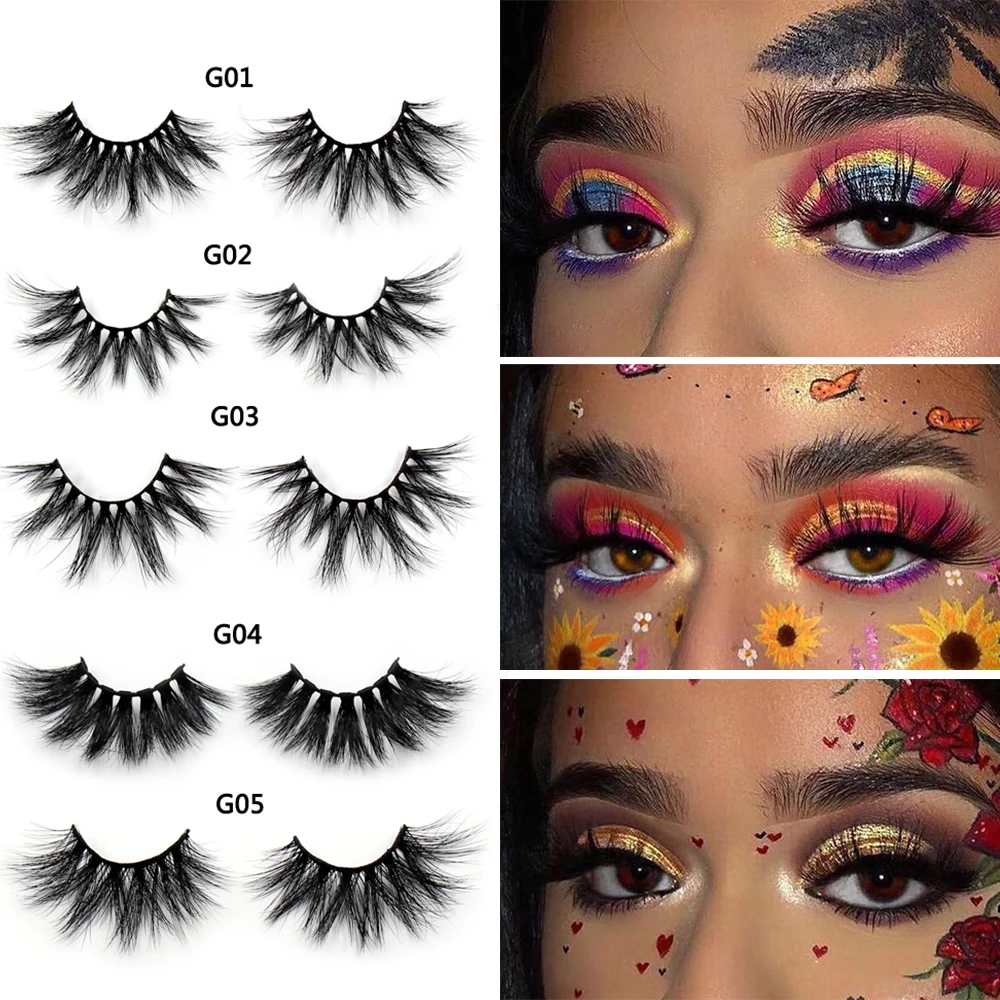 AMAOLASH 3D норковые ресницы толстые Роскошные ручной работы пушистые долговечные