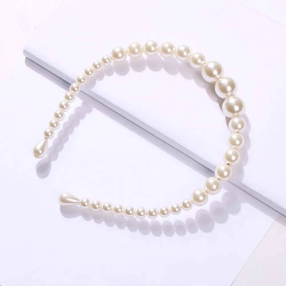 Винтажные перламутровые ободки для волос в стиле ретро аксессуары женщин и