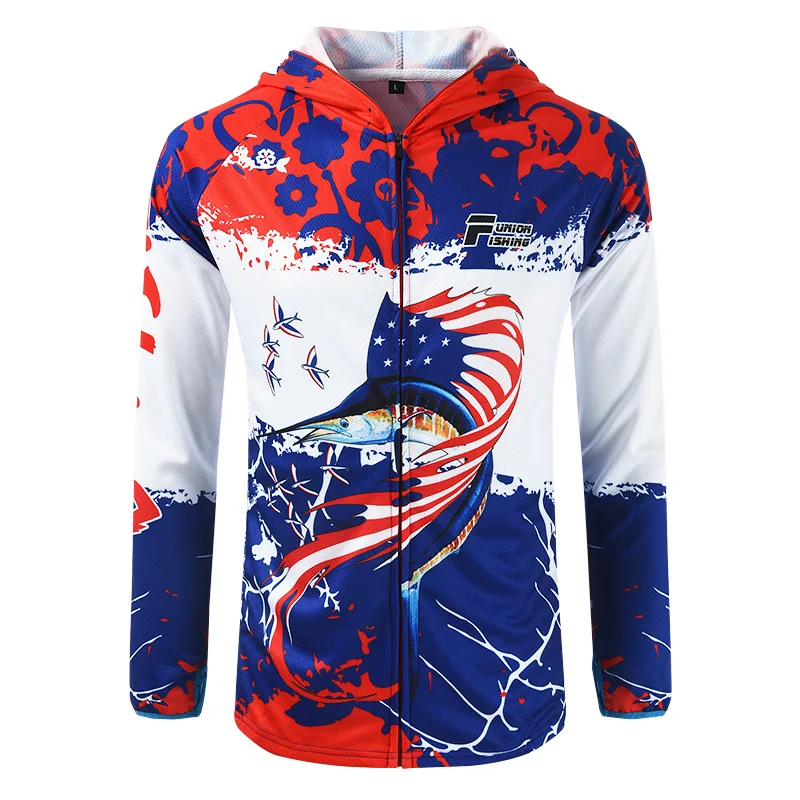 M 4XL новый рыболовный комплект одежды анти УФ Джерси и штаны спортивный костюм