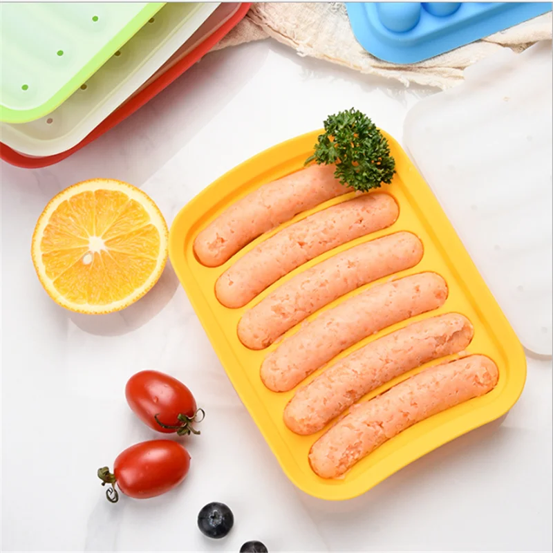 Силиконовая форма для изготовления колбасок выпечки печенья детская пищевая