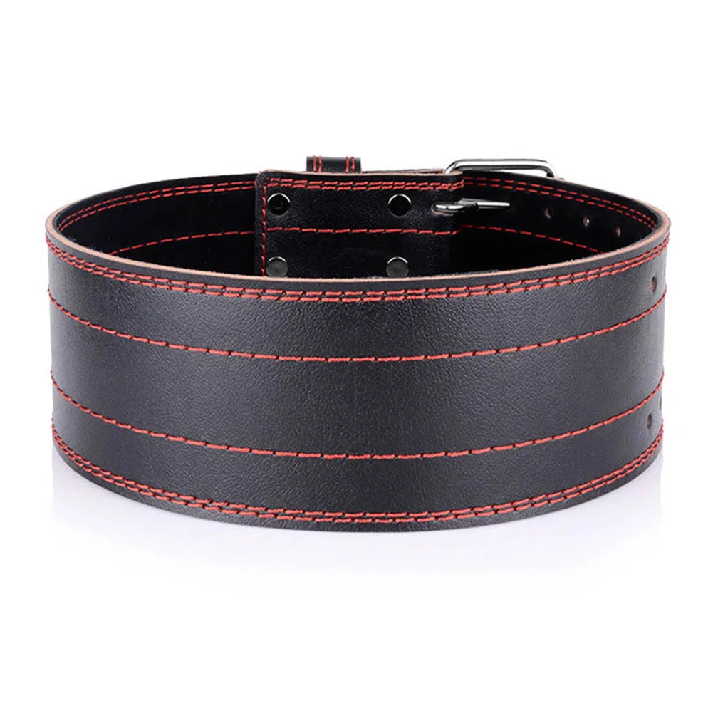 Weightlifting Belt Cowhide Leather Gym Fitness Crossifit Back Support Protector Training Equipment Weight Lifting Belts FOU99 | Спорт и