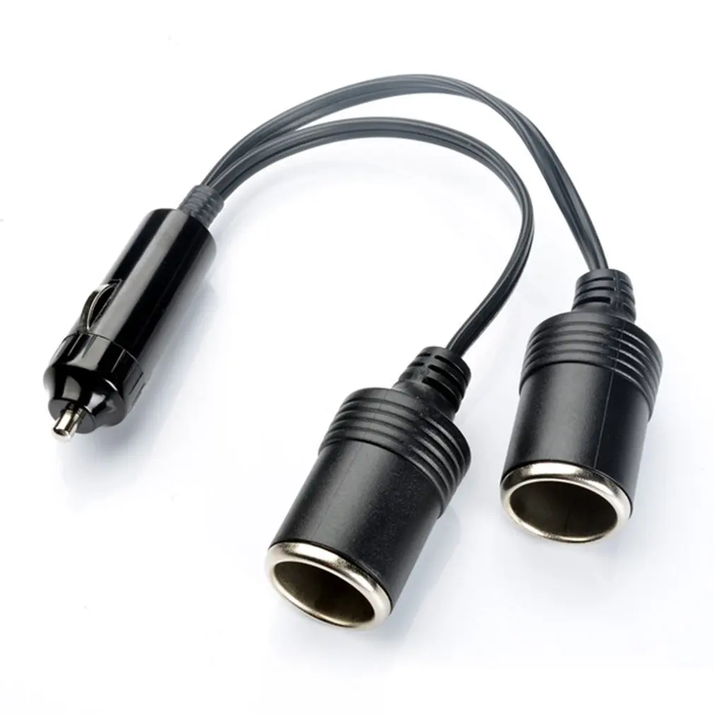

Dual Port Car Cigarette Lighter 12V-24V Power Charger Adapter Socket Splitter Female Socket Bakelite Plug Connector Adapter