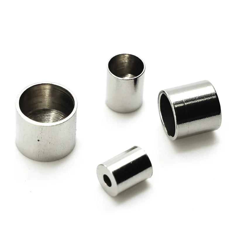 Концевики из нержавеющей стали для изготовления ювелирных изделий круглые