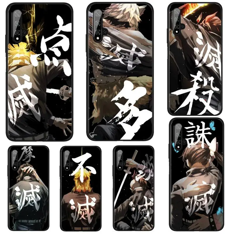 

Ghost Killing Blade Phone Case For Huawei Honor Y 7 2019 6p 8s 20 30 Pro 9 S Psmart V30 Pro Honor8 9 10 Lite Simple