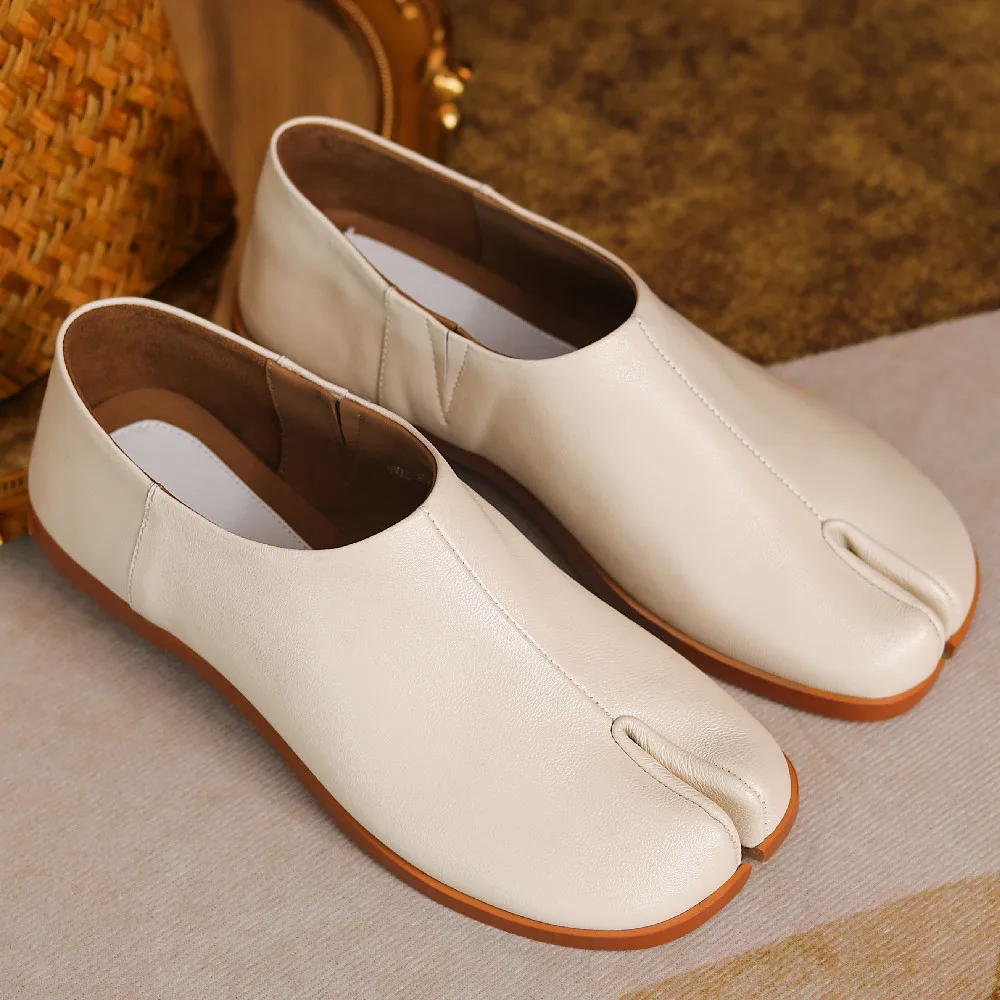 

Лоферы женские из натуральной кожи, с квадратным носком, на плоской подошве