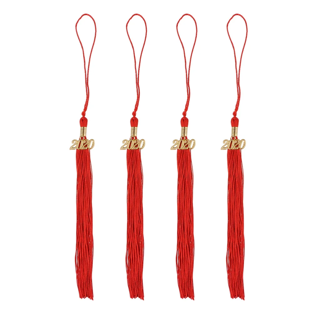 4 шт. 2020 академическая Выпускной шляпа с кисточками сезон доктор Кепка Honor