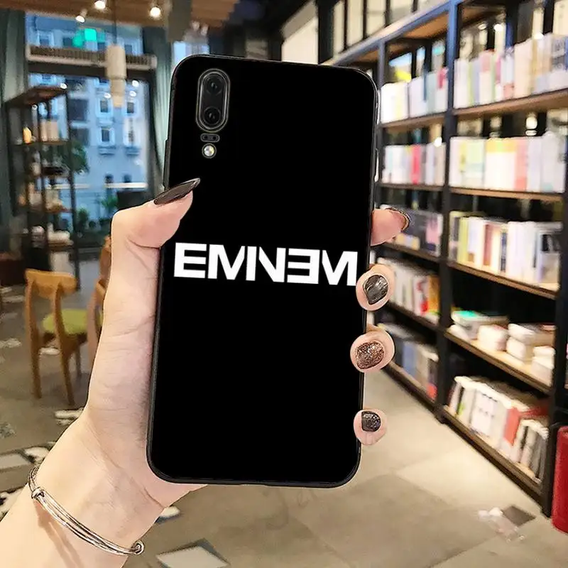 

Eminem HIP Hop singer Anti-fall mobile Phone Case coque For Huawei honor Mate P 10 20 30 40 Pro 10i 9 10 20 8 x Lite