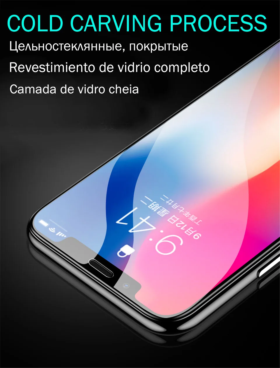 1-3 шт закаленное стекло для iPhone айфон 11 Pro Max 7 8 6 6S Plus полное покрытие Защитная стеклянная пленка для экрана для iPhone XR X XS Max SE 5S 5 защитное стекло стакан защитная пленка