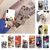 yndfcnb tokyo revengers phone case for iphone 11 12 13 mini pro xs max 8 7 6 6s plus x 5s se 2020 xr case
