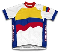 mens national flag team sports road outdoor race bike cycling jersey short sleeve breathable polyester customizable