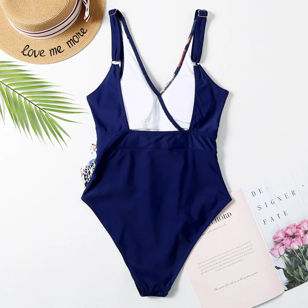 2020 женский сексуальный слитный купальник бикини с принтом купальный костюм