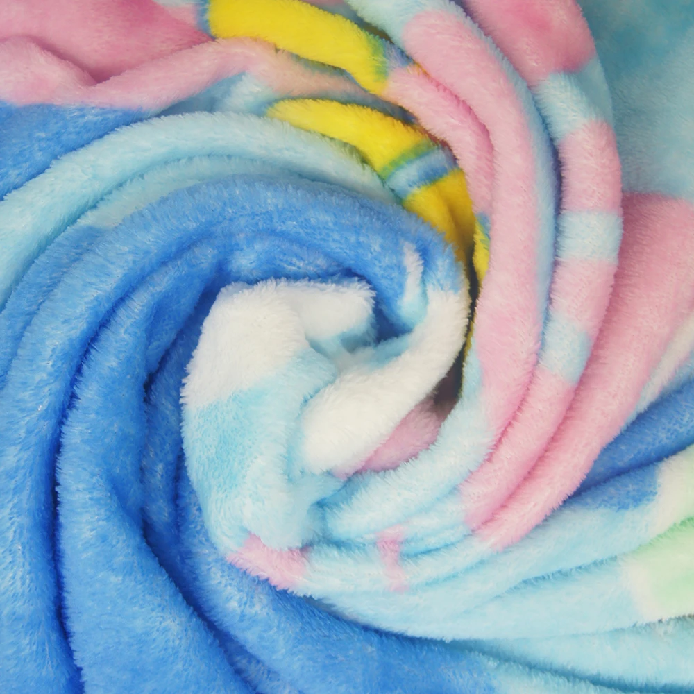 Лило стежка цветочные печатные одеяла броски для девочек мальчиков Детский