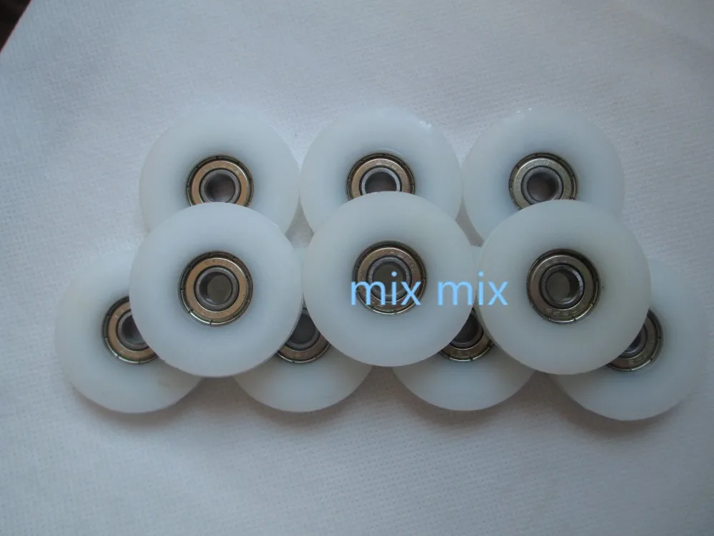 1 шт. 46 5 мм Круглые нейлоновые ролики для шкива с канатом подшипником 608ZZ |