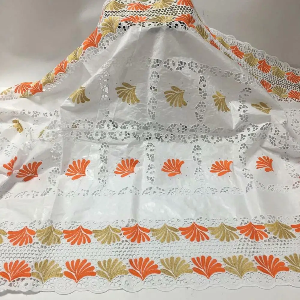 Новейшая Роскошная африканская богатая ткань Bazin 2020 Высококачественная