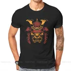 Мужская футболка с принтом призрака цушимы, огненный демон, шлем самурая, мягкие толстовки для отдыха, футболка, новинка, пушистый дизайн