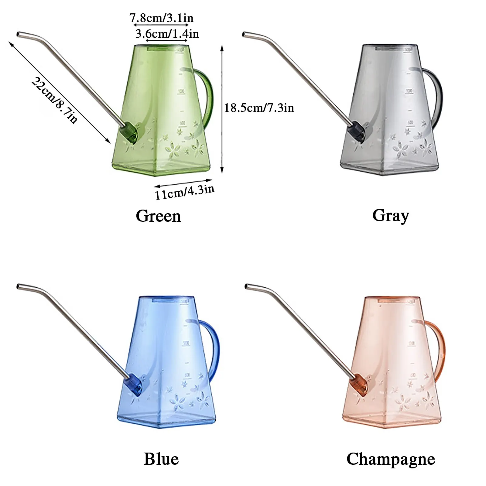 

Plants Watering Can Stainless Steel Long Mouth Watering Pot for Garden Flowers Plants Irrigation Tool