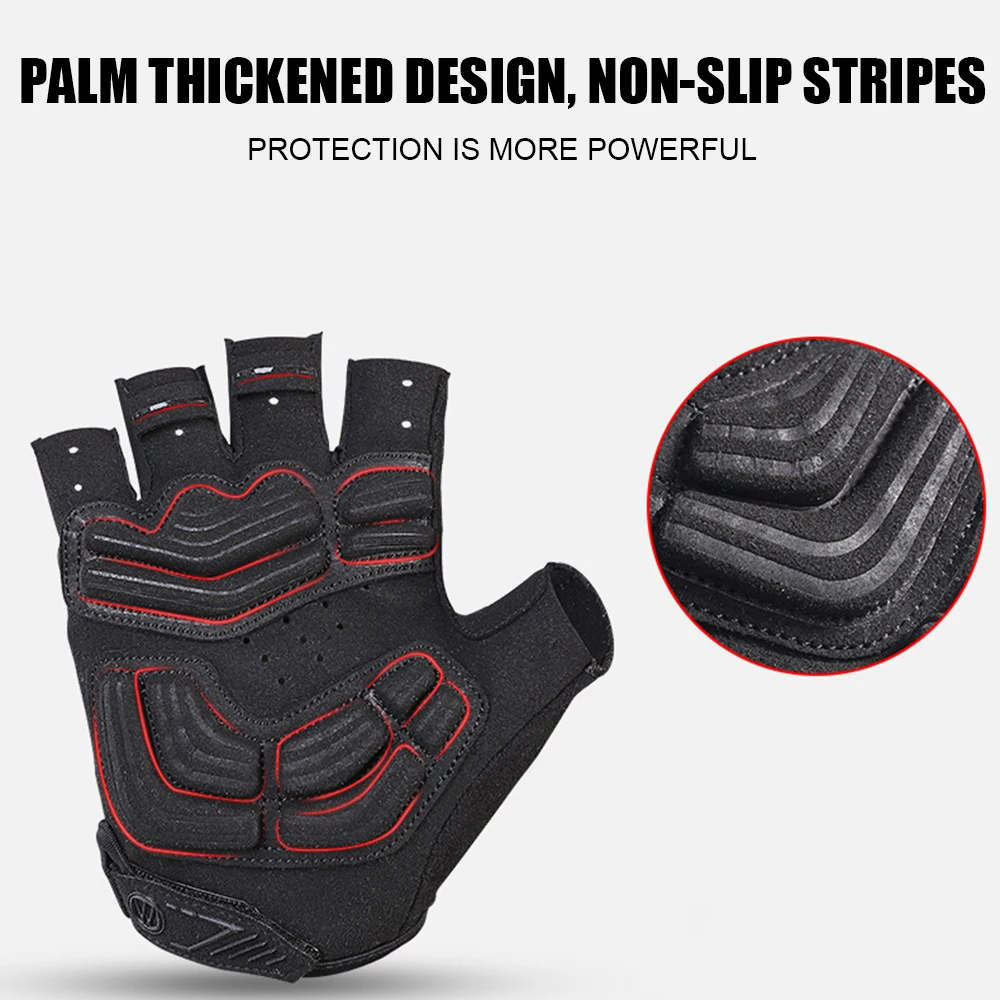 Велосипедные перчатки с открытыми пальцами новинка 2019 дышащие для горного и