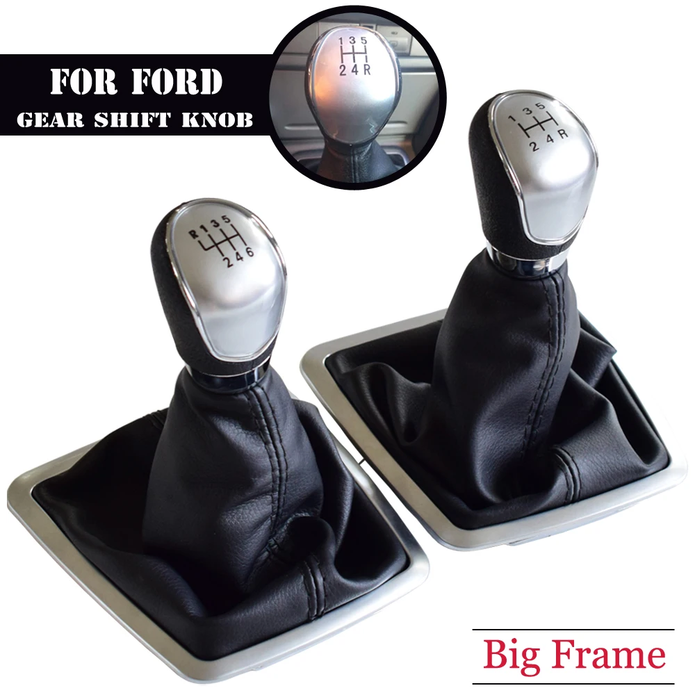 ABS пластик для Ford Focus 2 MK2 FL C-MAX 2006-2011 MK3 MK4 MK7 Galaxy MT автомобильный рычаг переключения передач Ручка с Gaitor крышка багажника