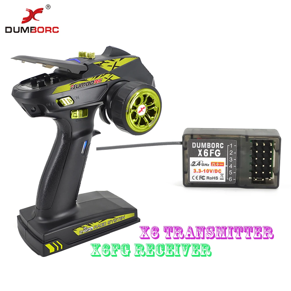 dumborc x6 24g 6ch передатчик с x6fx6fg гироинте