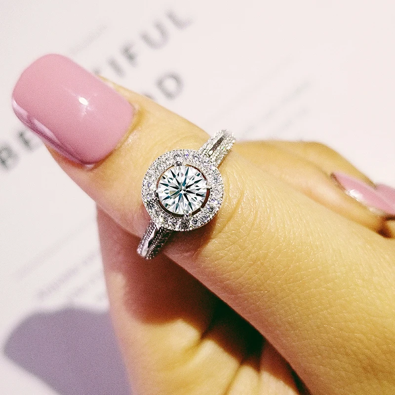 Женские обручальные кольца из серебра 925 пробы подарок на день Святого