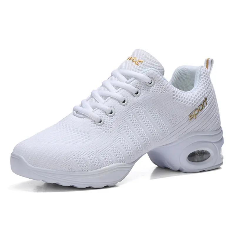 

Новая весенняя танцевальная спортивная обувь; женские высококачественные кроссовки из сетчатого материала; женская Современная обувь для ...