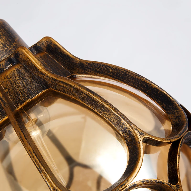 Винтажная Водонепроницаемая уличная Роскошная декоративная потолочная лампа в