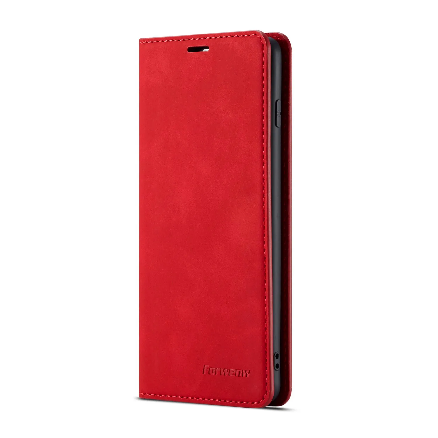 Красный Кожаный чехол-книжка чехол для samsung Galaxy Note 9, 10 лет, S10 S9 S8 плюс S7 край A90 A80 A70 A50 A40 A30 A20 A20E A10 Магнитный чехол-кошелек - Цвет: Красный