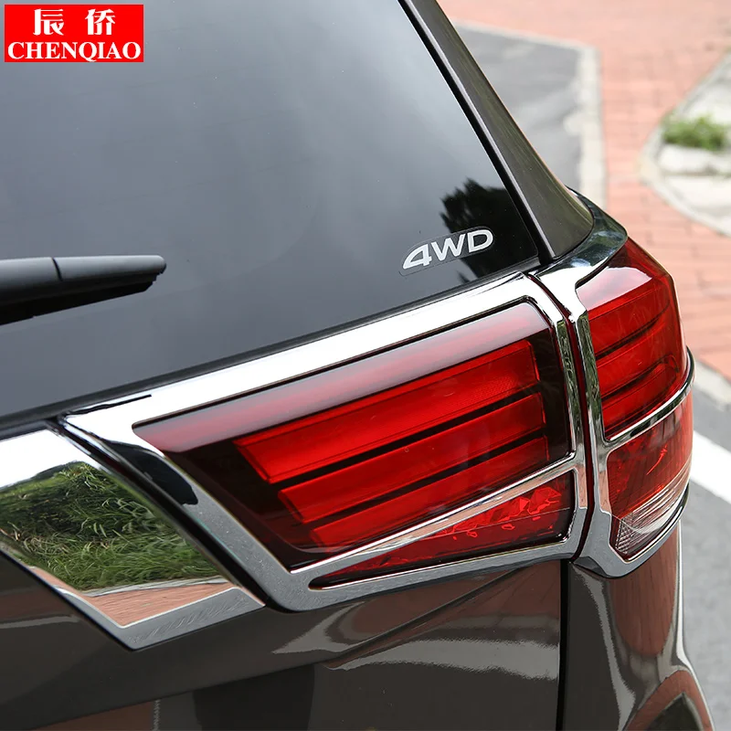 Для Mitsubishi Outlander 2013-2019 детектор кузова автомобиля ABS хромированная отделка задняя