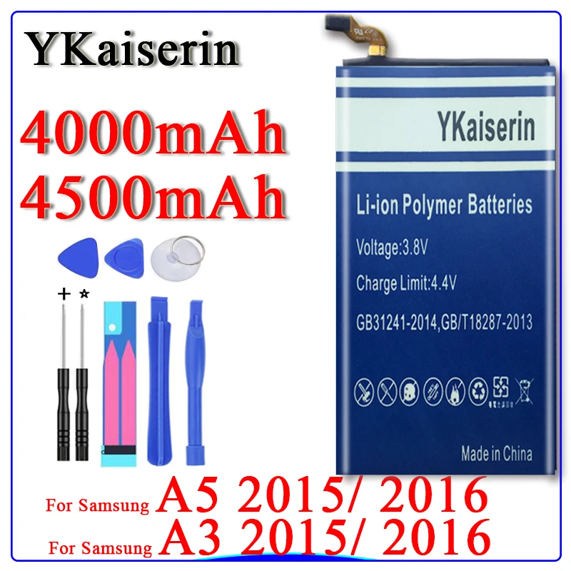 Аккумулятор для Samsung Galaxy A3 2015 версия A300 A3000 2016 Edition A310 SM A310F A5 A510 A500 A5000|Аккумуляторы