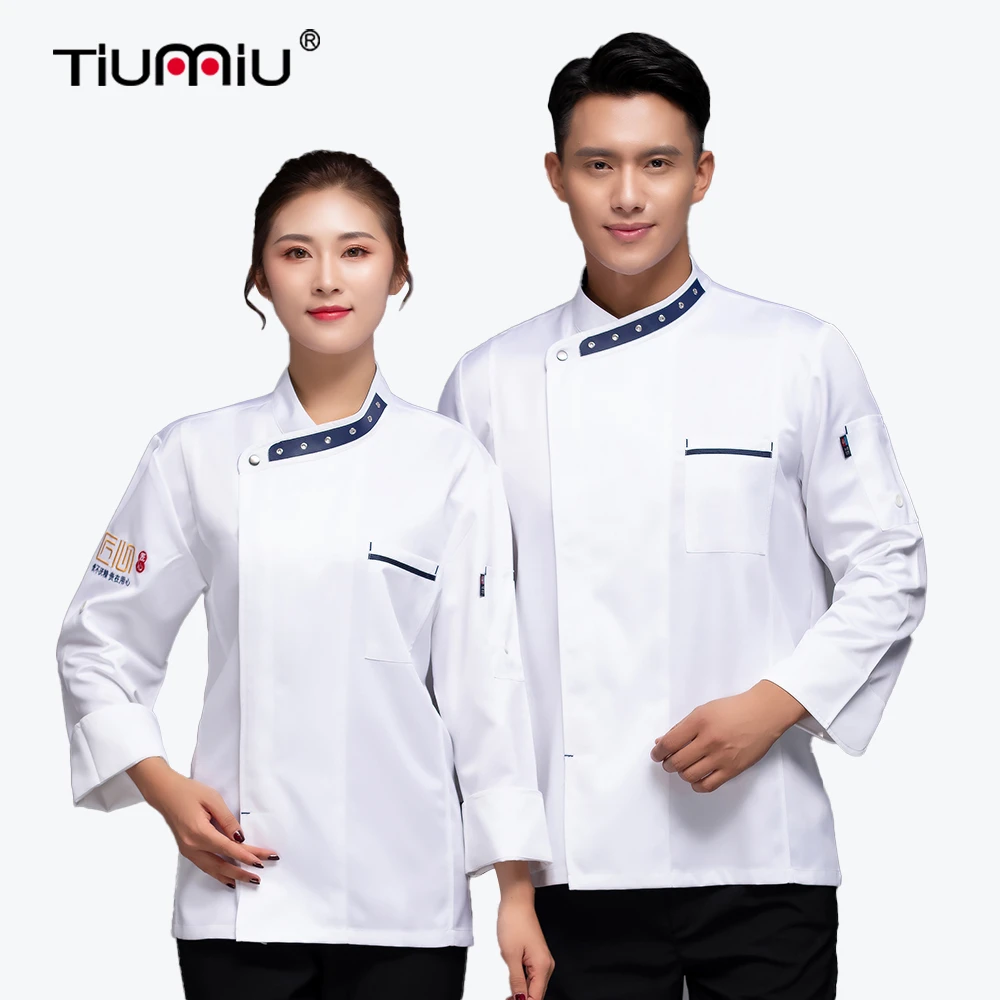 Куртка для шеф повара верхняя одежда с длинным рукавом кухни пищевой сервис