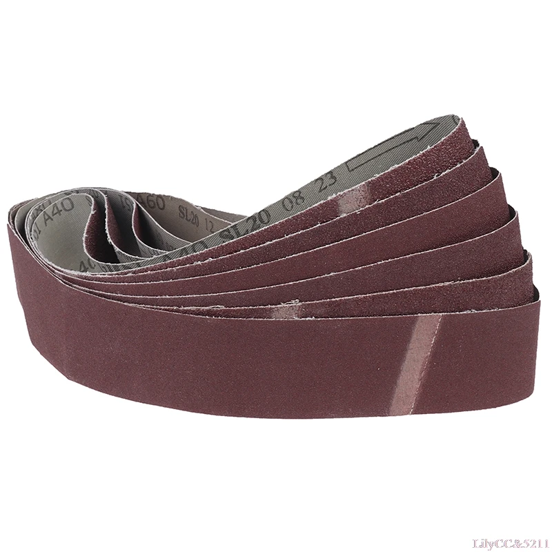 

1Pc 40#--150# Abrasive Belt Sanding Band For Wood Soft Metal Polishing