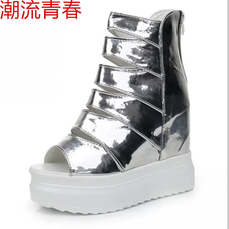 Женские босоножки на толстой подошве Новинка лета 2019 года Босоножки платформе