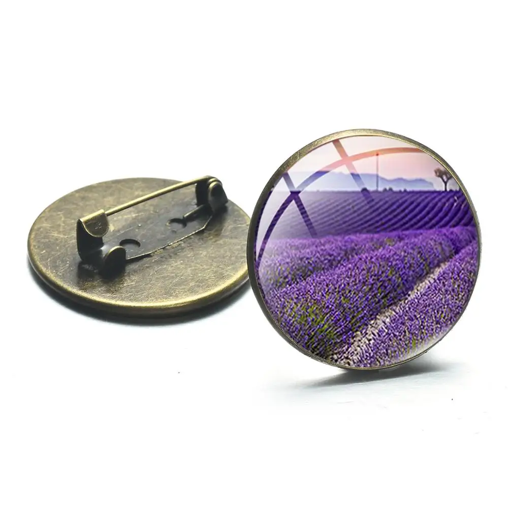 Азиатских с изображением сказочного лавандового поля декорации Шарм